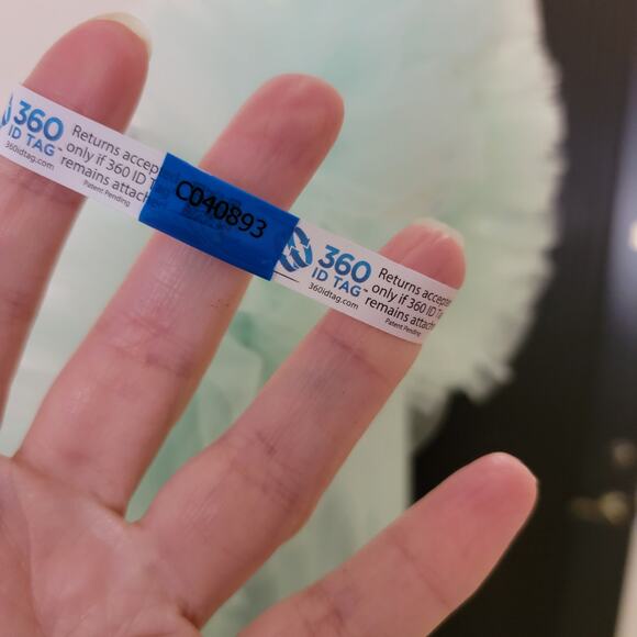 Mac Duggal 20570 Mint Green Off Shoulder Tiered Tulle Ball Style Gown Dress 12 - Picture 9 of 10